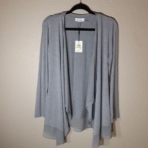 Calvin Klein Gray Shrug NWT Size Medium